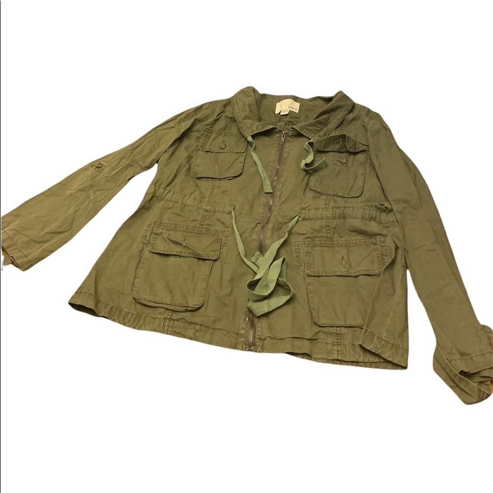 Bar III Light Jacket Dark Green